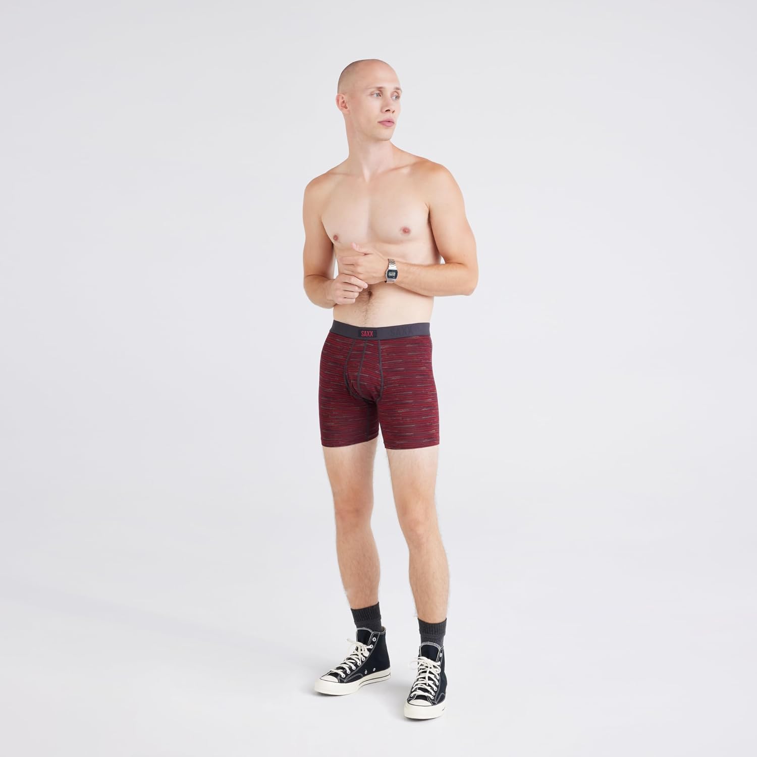 SAXX Underwear Co. Men's Vibe Xtra Super Soft Boxer Brief Fly 2-pack