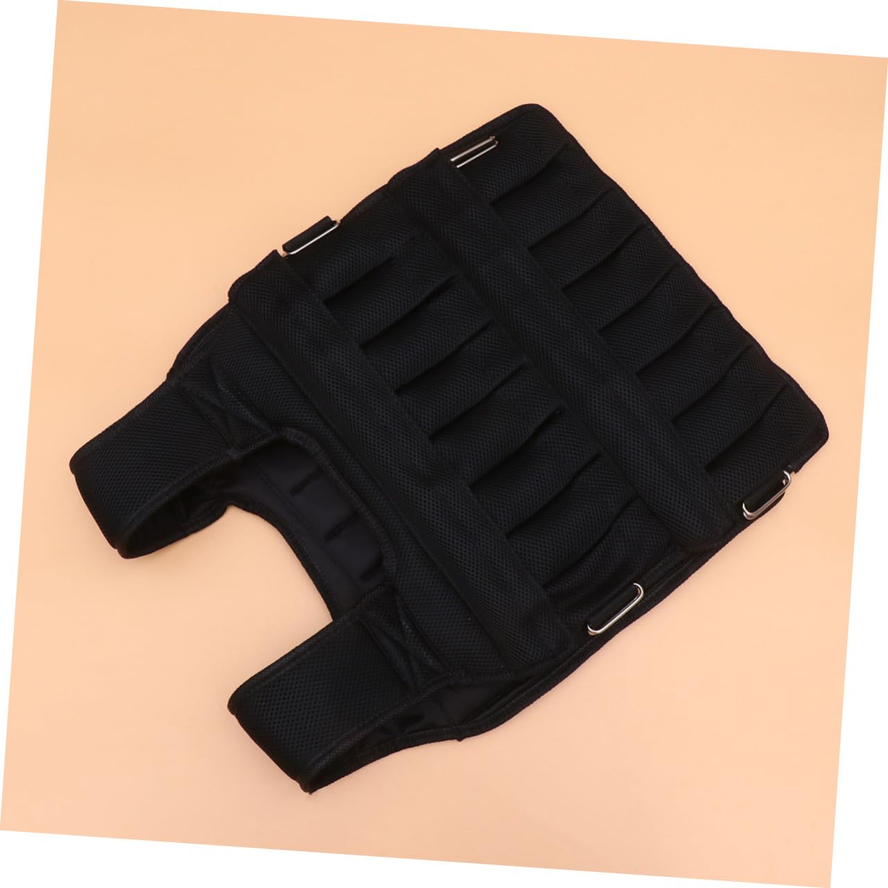 Gilet Zavorrato Sportivo Nero 35kg in Rete e Cotone