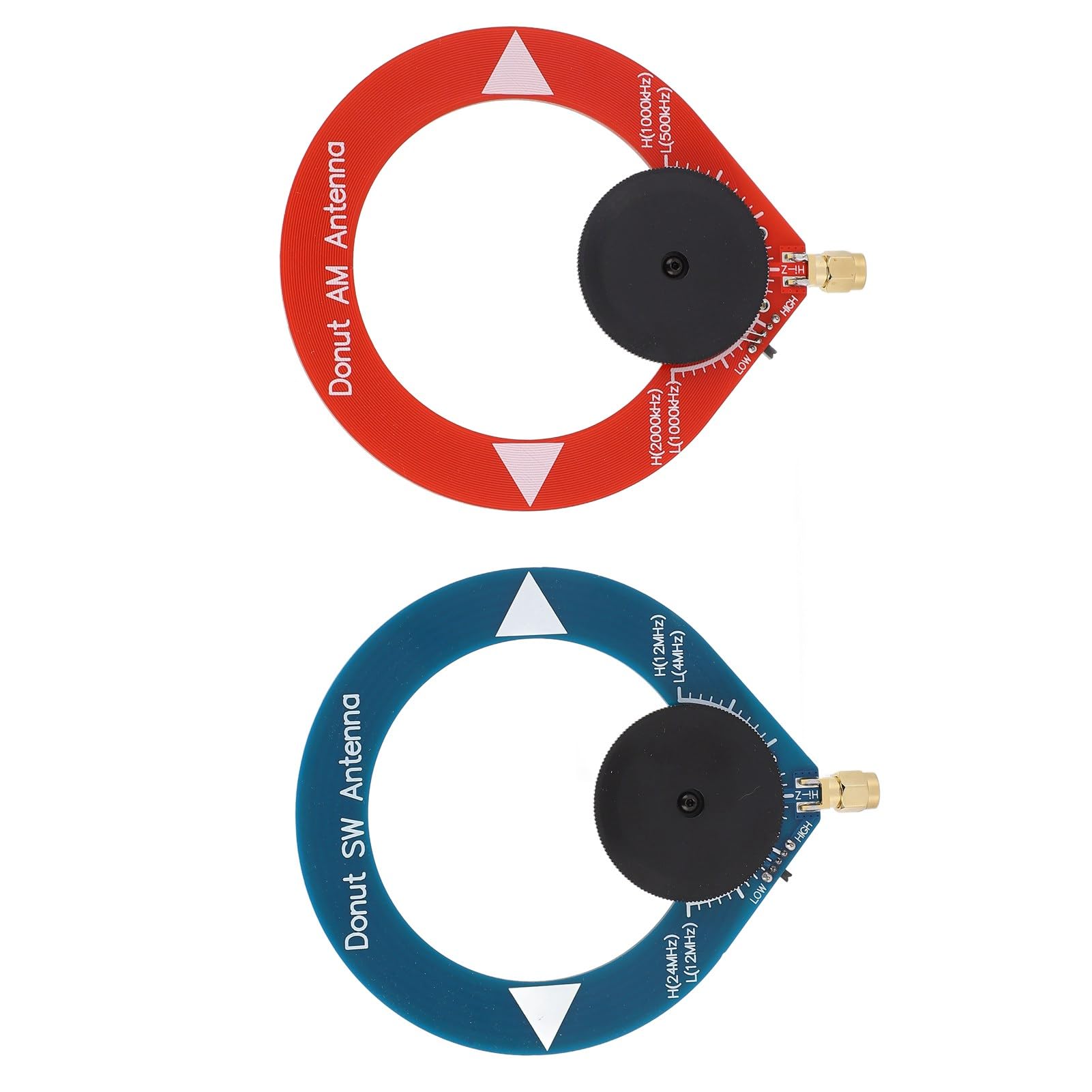 2Pcs Donut AM MW SW Antenna Antenna Ad Anello Portatile per Radio a Onde Corte
