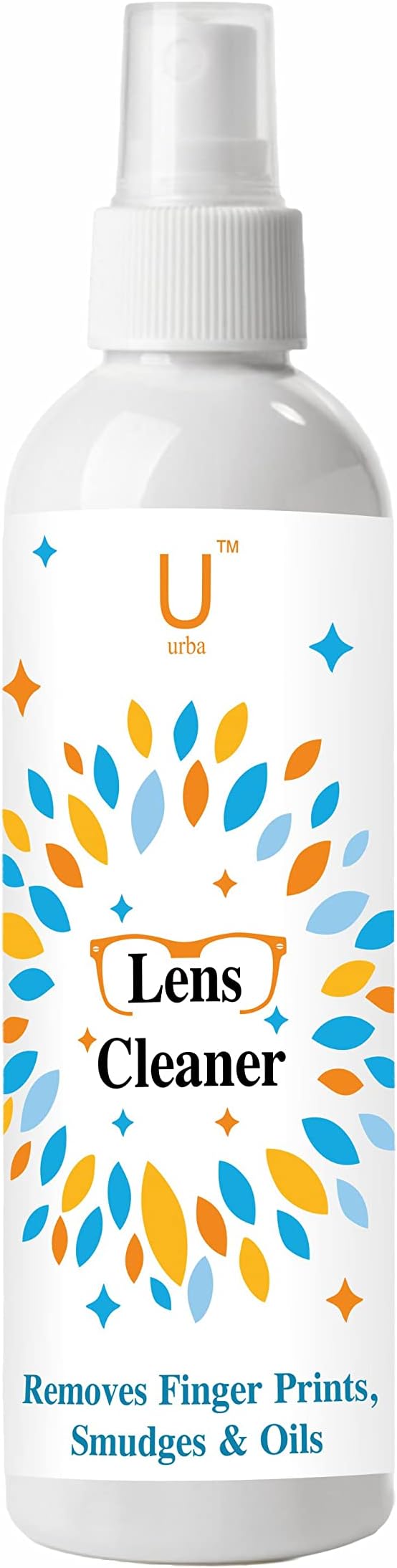 Urba Lens Cleaner Spray – 200 ml | For Spectacles, DSLR Cameras, Contact Lenses, Eye Glasses, Laptops & Cellphones | Fine Mist Spray for Easy and Streak-Free Cleaning