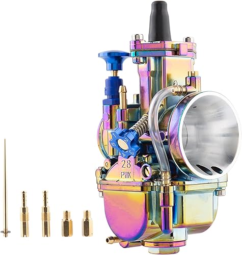 Miniatura 14 de Carburador PWK de 24 mm de Rendimiento de Carrera con Jets de Carburador Universal para Motocicletas de 50 cc a 125 cc, 2T 4T, Moto de Carretera