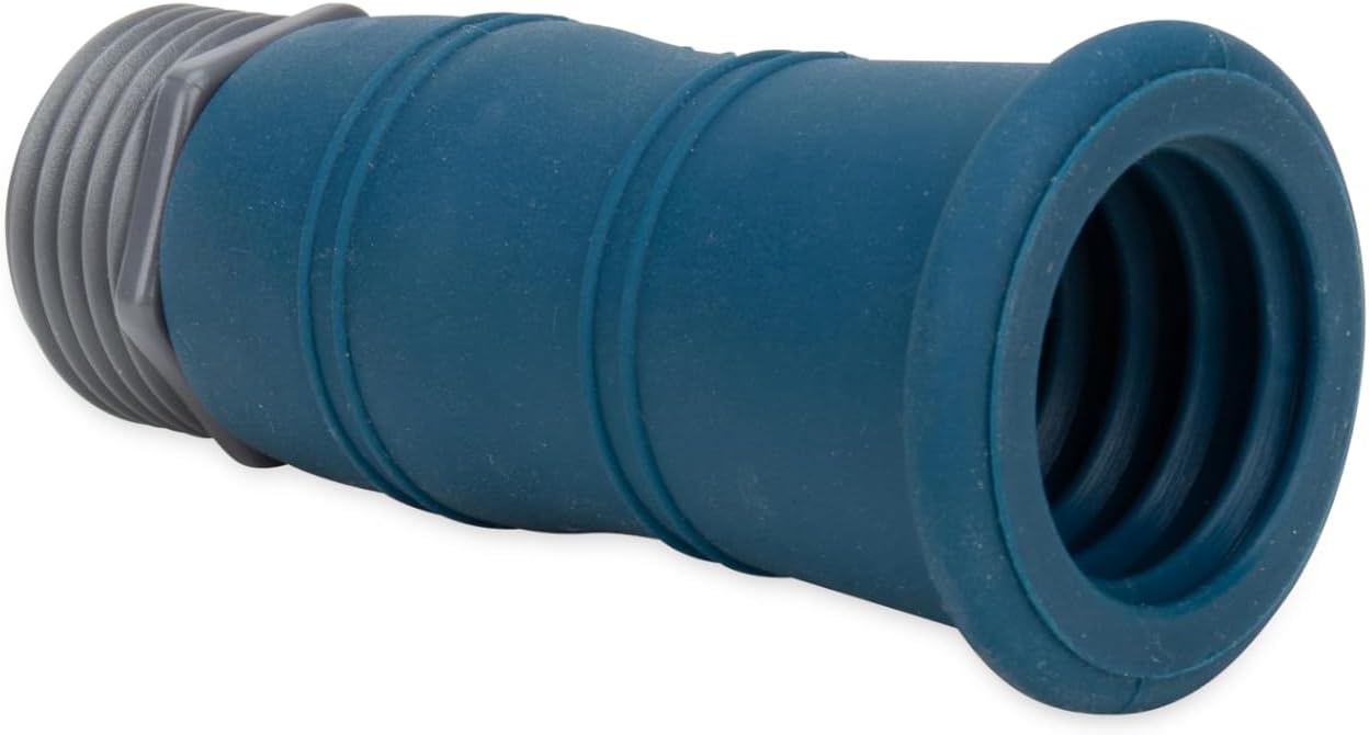 Camco Water Bandit w/Clamp - Connect Garden Hose/Water Hose to Damaged Faucet or Faucet w/o Threads - Features Flexible Design & Includes (2) Water Bandits and (2) Clamps - Drinking Water Safe (22480)