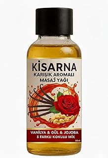 Rahatlatıcı Gevşetici Vanilya Gül Jojaba Tropikal Kokulu Masaj Yağı