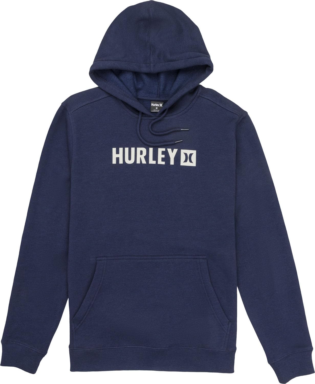 Hurley The Box Slub Fleece Pullover Hoody - Midnight Aqua - XL