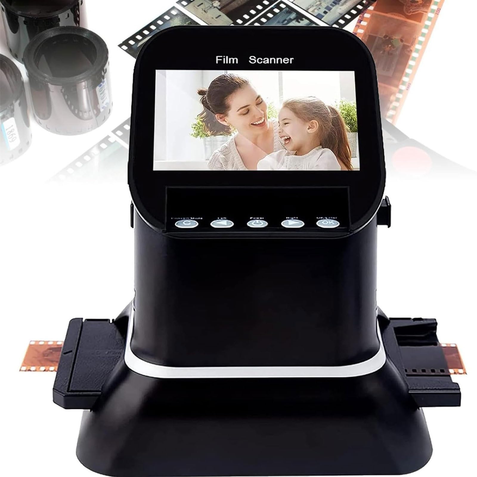 Scanner de diapositives et films 120 et 35mm numérique 1080p