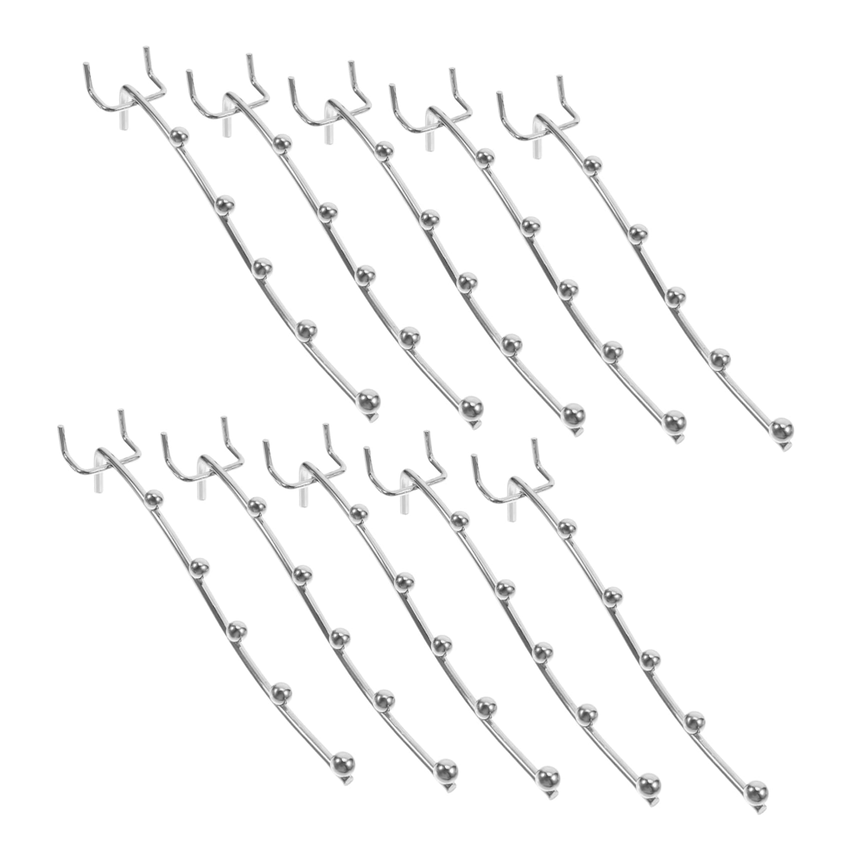 BUGUUYO Garage Hanging Hooks 10 Pack Heavy Duty Pegboard Hooks for Wall Easy Install