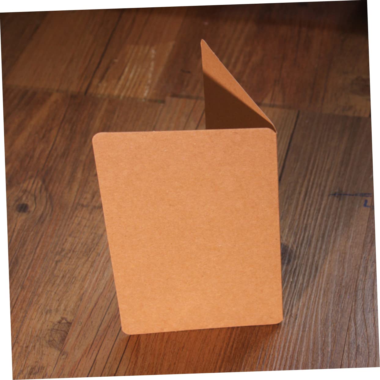 NUOBESTY 100 Stück Faltbare Grußkarten aus Papier Blanko Schlichtes Design für Festtage und Weihnachtsfeiern zum Schreiben von Segenswünschen