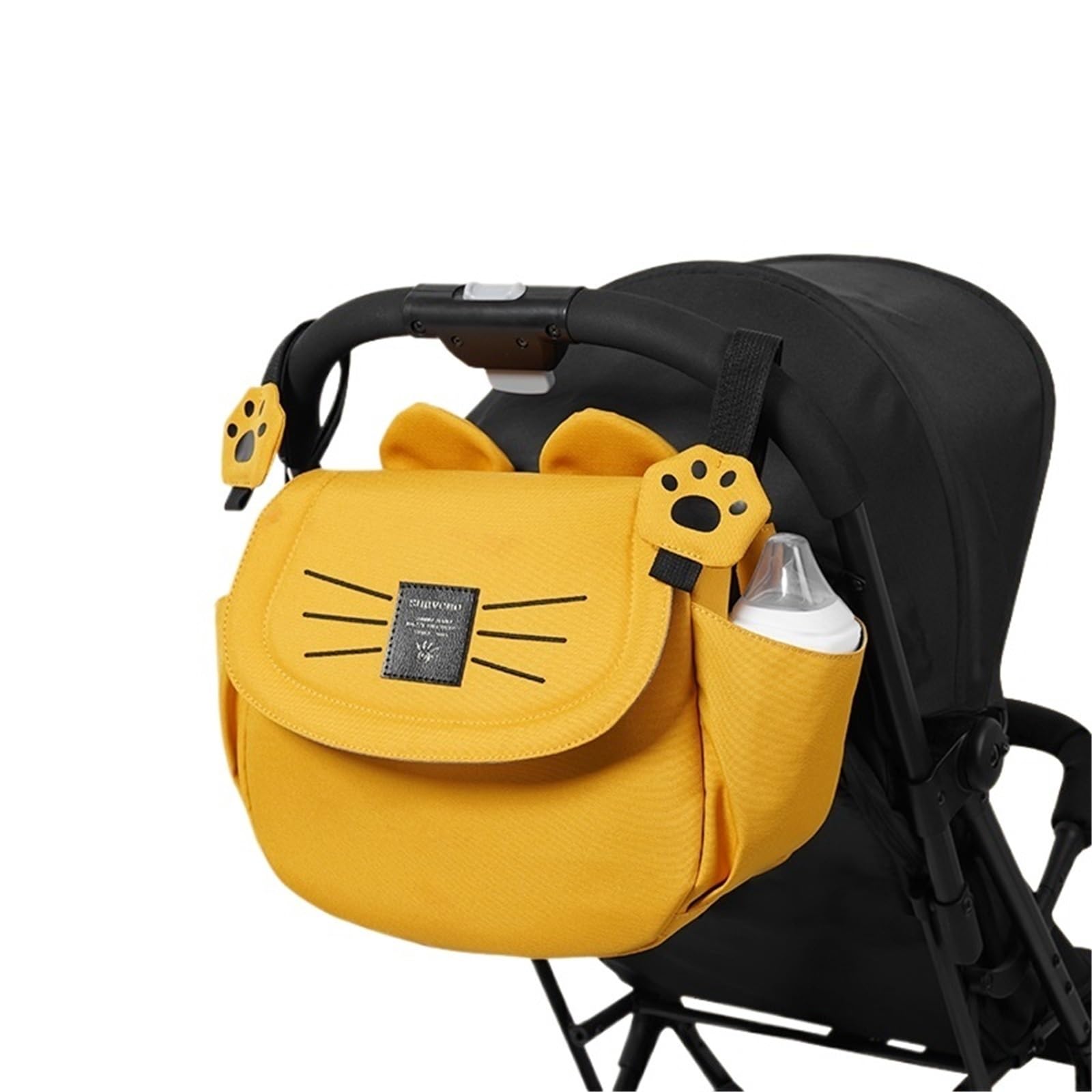 Wickeltasche Windeltasche Große Kapazität Mama Reisetasche Mutterschaft Universal Kinder Kinderwagen Taschen Organizer(Yellow)