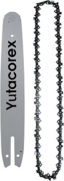 16inch Chainsaw Guide Bar and Chain Combo,Replacement Accessories Fits stihl MSA 220 C-B,MS 194T,MS 211,MS 211 C-BE,MS 151 T C-E,MS 194 C-E,MSE 170 C-B,MSE 210 C-B,3005 000 4813,3/8,050,55DL