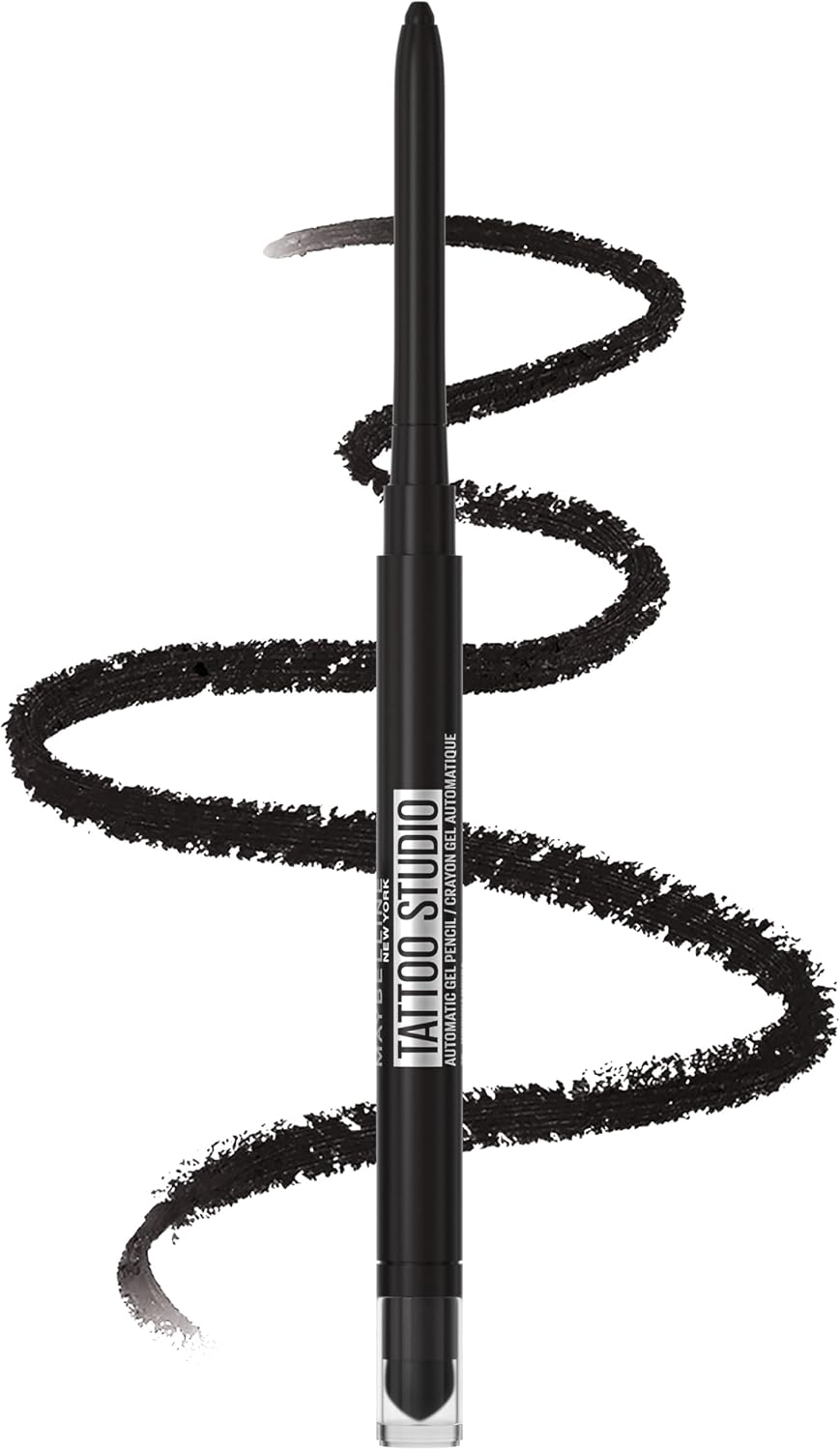 Maybelline New York Tattoo Studio Smokey Gel Pencil Liner Smokey Black, 0.28 gram