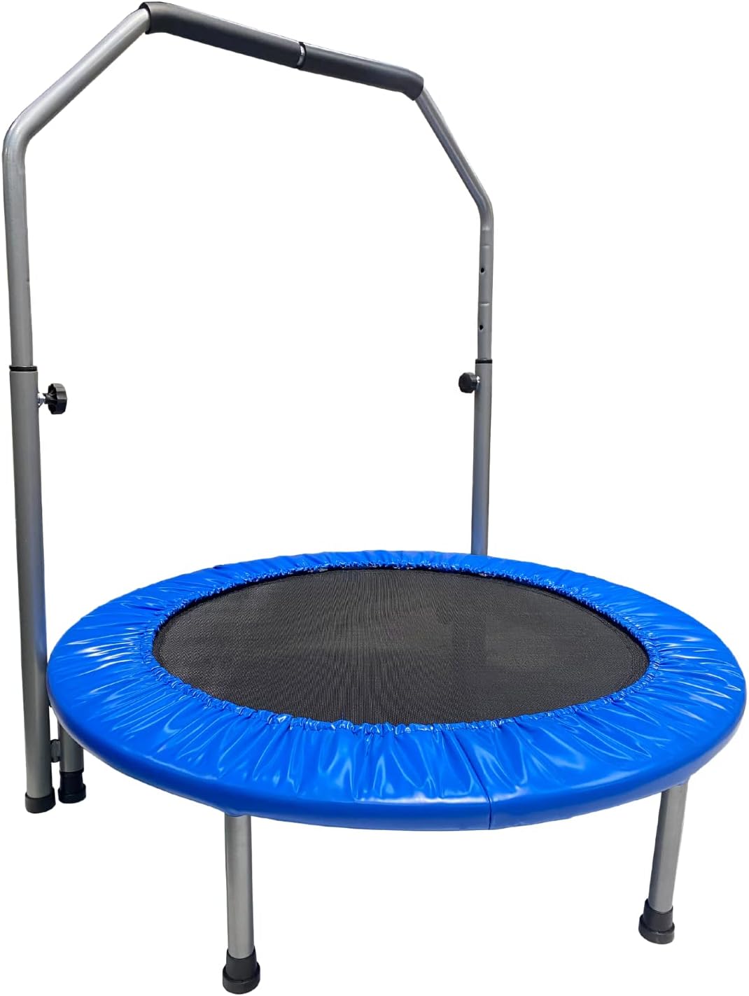 Mini Trampoline with Handlebar - 36" Trampoline w/Adjustable handrail Height