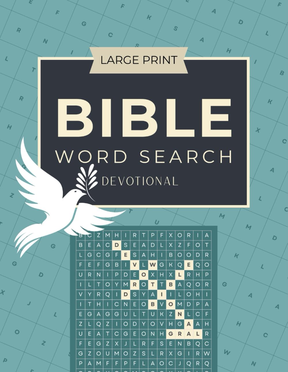 bible word search devotional large print: Devotional Christian Puzzle Book