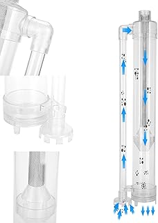 Filtr akwariowy, trwały praktyczny filtr zbiornika żółwia, akryl do akwarium akwarium(鱼马桶50cm（不含泵）-Fish toilet 50cm (without pump))