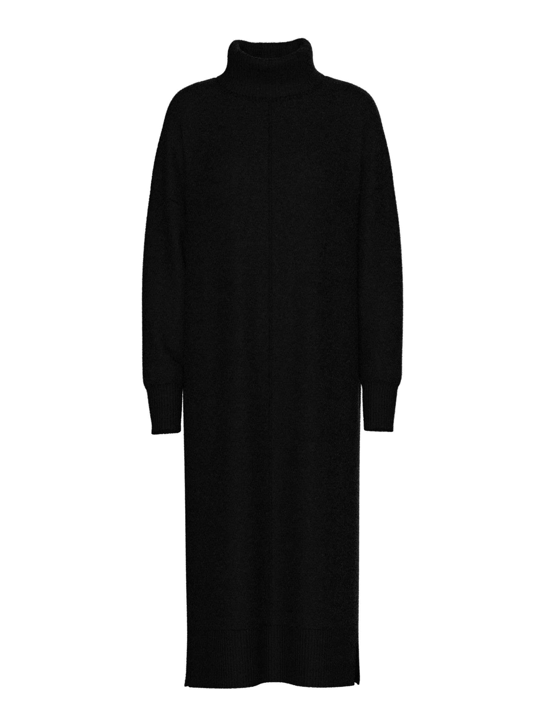 PIECES Female Strickkleid PCMALOU Rollkragen