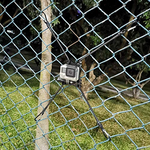 Image of Fencepro - Cell Phone Fence Mount /Camera Backstop Chain Link Mount for Gopro Action Camera and Smartphones - Your Baseball - Softball - Tennis Games Buddy