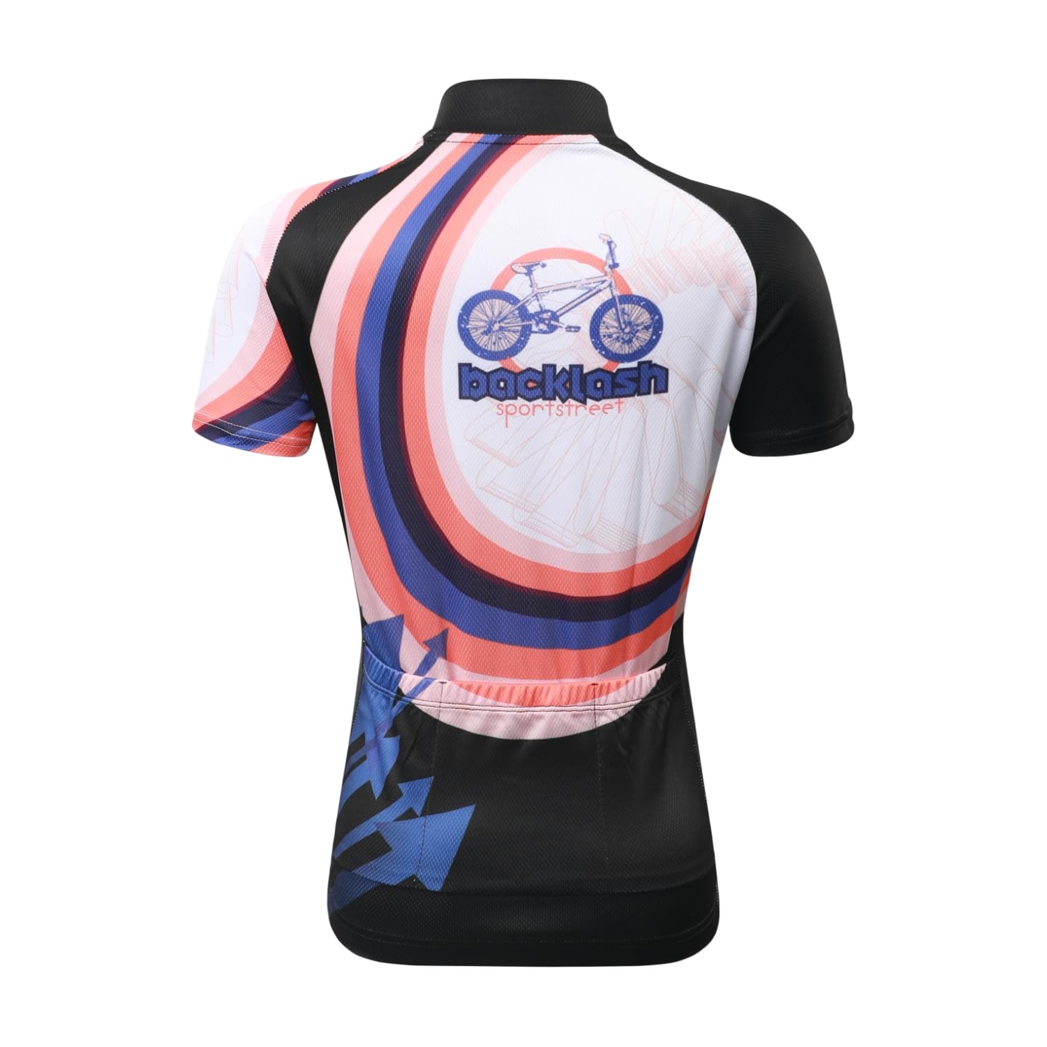 Ensemble de cyclisme unisexe pour enfant avec maillot à manches courtes + short rembourré), motif mixte, 9-11 ans