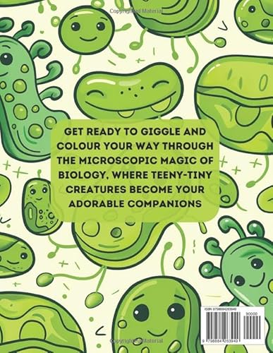 Cute Cells in Biology: A Kawaii Kids Colouring Book