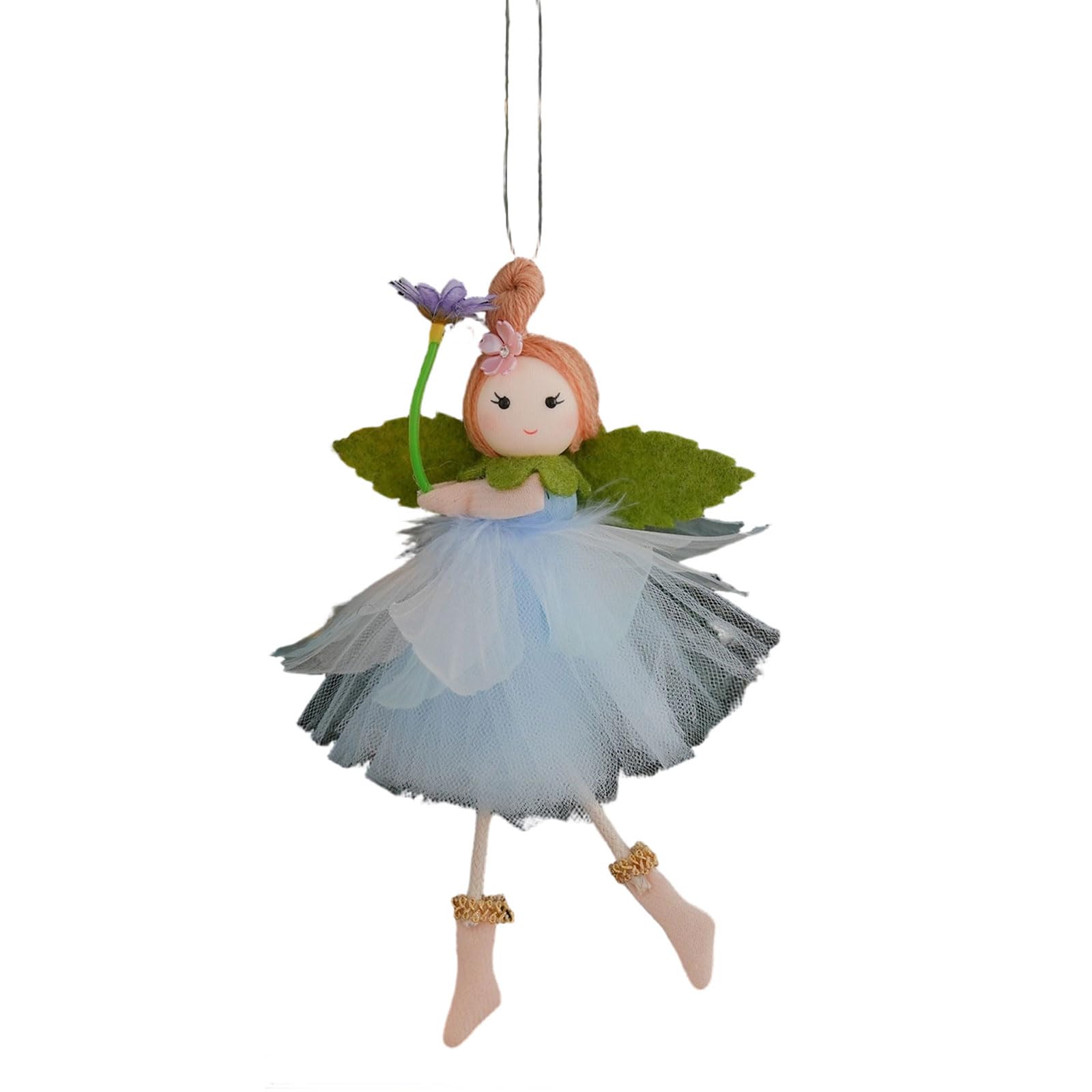 Buxuaaaa Girl with Flower Hanging Ornament for Spring Festival Decoration Living Room Enhancement Accessory Easter Decoration
