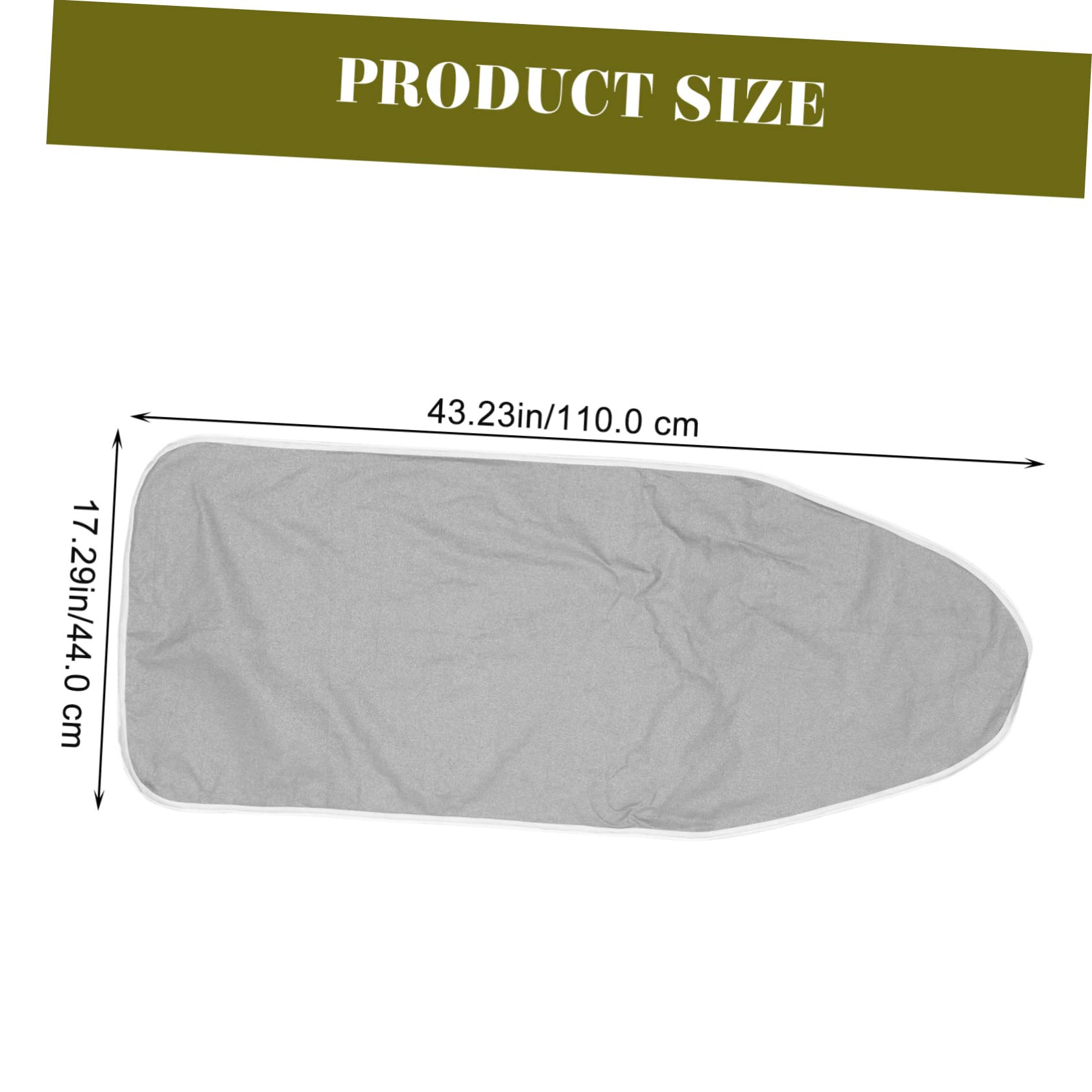 ERINGOGO Ironing Board Cover Heat Resistant Pad for Standard Boards Up to Lightweight Compact Design Wrinkle Finish with Drawstring Closure Stylish Fashionable Look