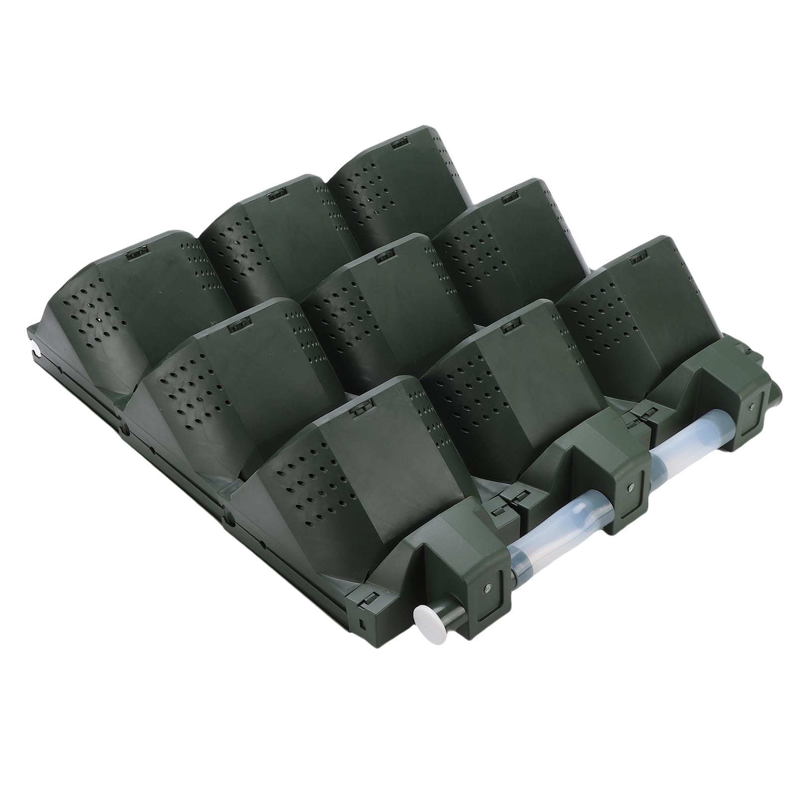 Fdit Pionowe Doniczki ścienne z Odpływem, 19,5x22,8x5,7 Cala (GREEN)