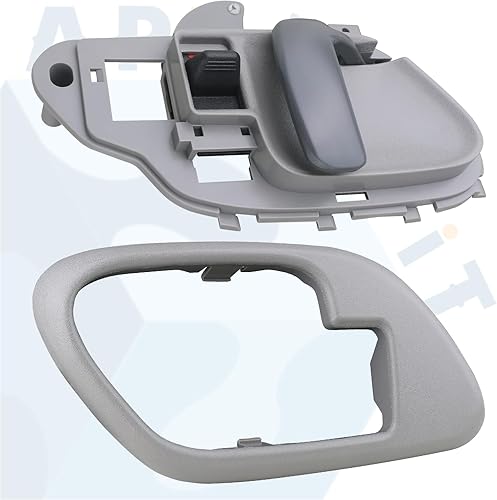 Miniatura 2 de APPERFiT Manija de puerta interior con kit de bisel LH (gris) compatible con Chevy Chevrolet GMC Truck C1500 C2500 C3500 K1500 K2500 K2500 K3500