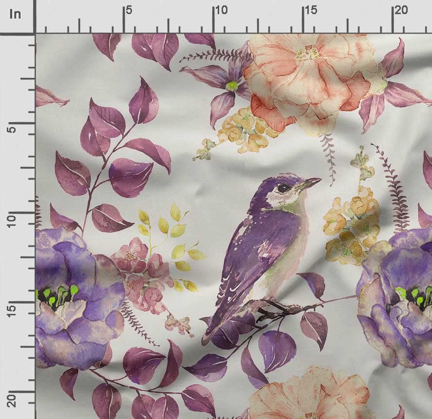 Soimoi Unstitched Crepe Fabric, 1 Yard - 42