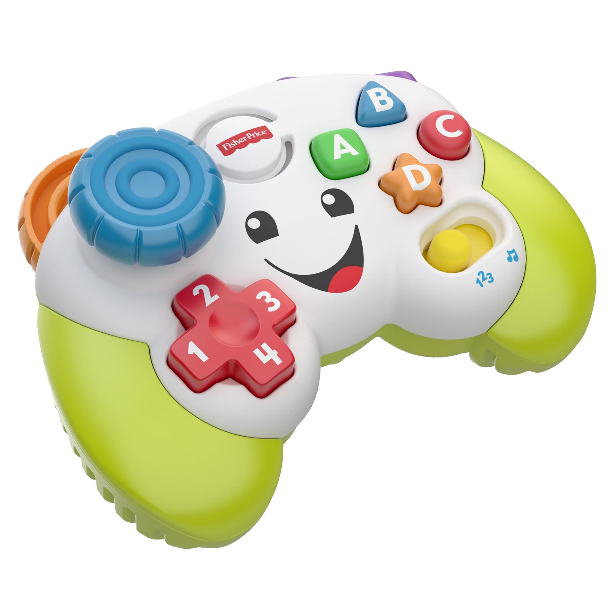 Fisher-Price „Ucz się i śmiej!” Wesoły Padzik Malucha – Teraz nawet najmłodsi gracze mogą przejąć kontrolę nad nauką dzięki tej interaktywnej zabawce, która uczy liczb, kolorów, FWG20