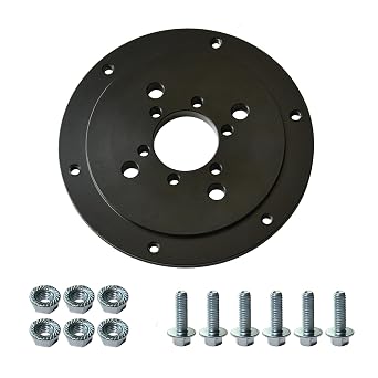 JNDO Mini Bike Universal Sprocket Hub Adapter Black Split Sprocket Adapter Suitable for Monster Moto CT200U BT200X CT100U Baja Warrior TrailMaster MB200 MegaMoto B212 Motovox Doodlebug Go Kart