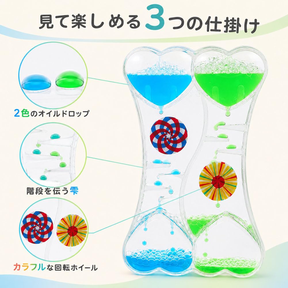 Amazon.co.jp: オイルタイマー 水時計 砂時計 油滴 オイル時計 オイル