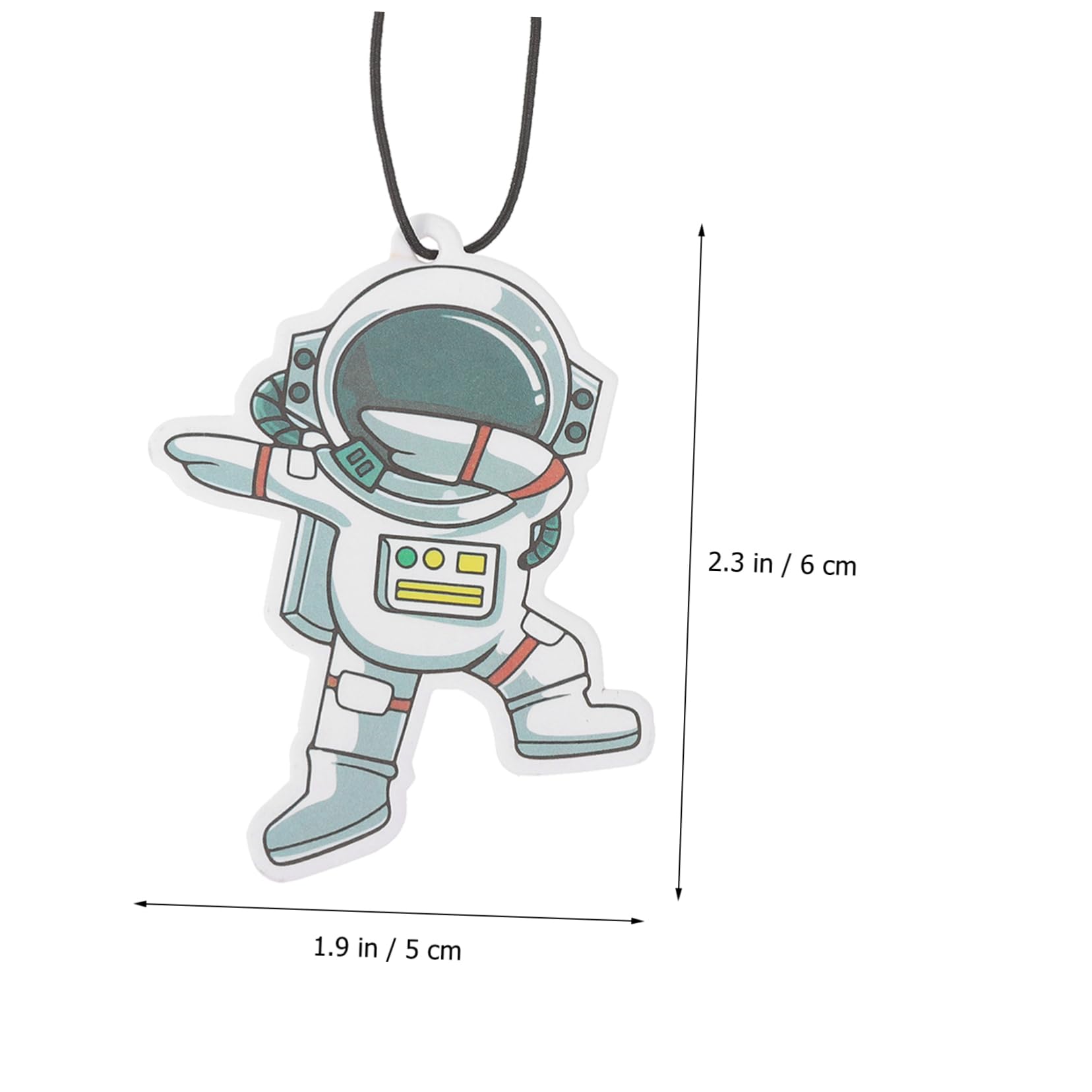ibasenice 5sets Auto Air Lustige Astronaut Decor Rückspiegel Hängen Auto Zubehör 8 Stücke * 5