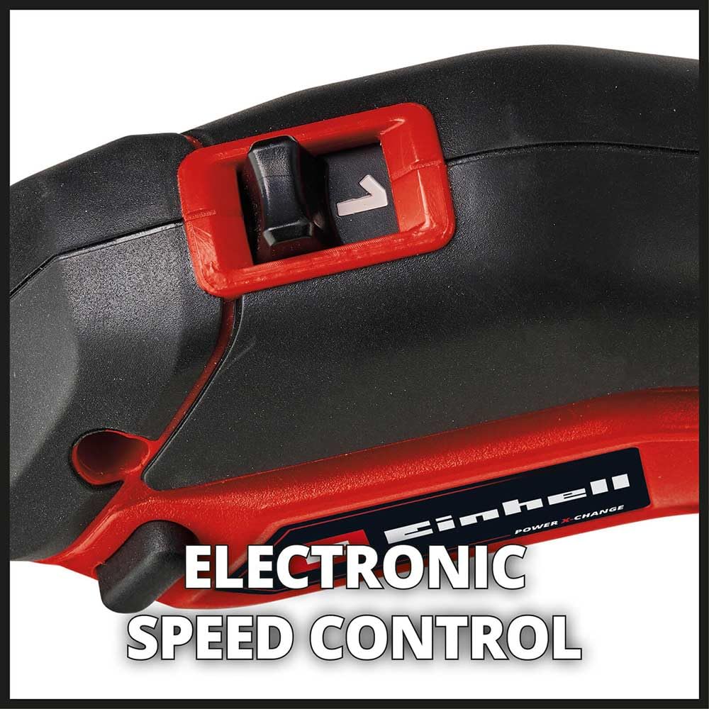 Einhell Akumulatorowa podkaszarka do trawy GE-CT 18/33 Li E-Solo Power X-Change (18 V, szerokość cięcia 33 cm, Flowerguard, automatyczna funkcja TIPP, w zestawie szpula żyłkowa, bez akumulatora) | PXC | 18 V | szerokość cięcia 33 cm | szpula żyłki | autom