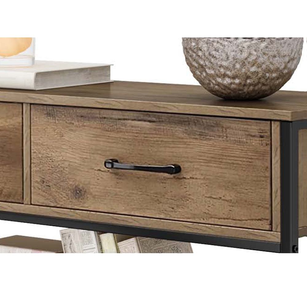 Amazon.com: HITHOS Industrial Console Table with 2 Drawers, Narrow