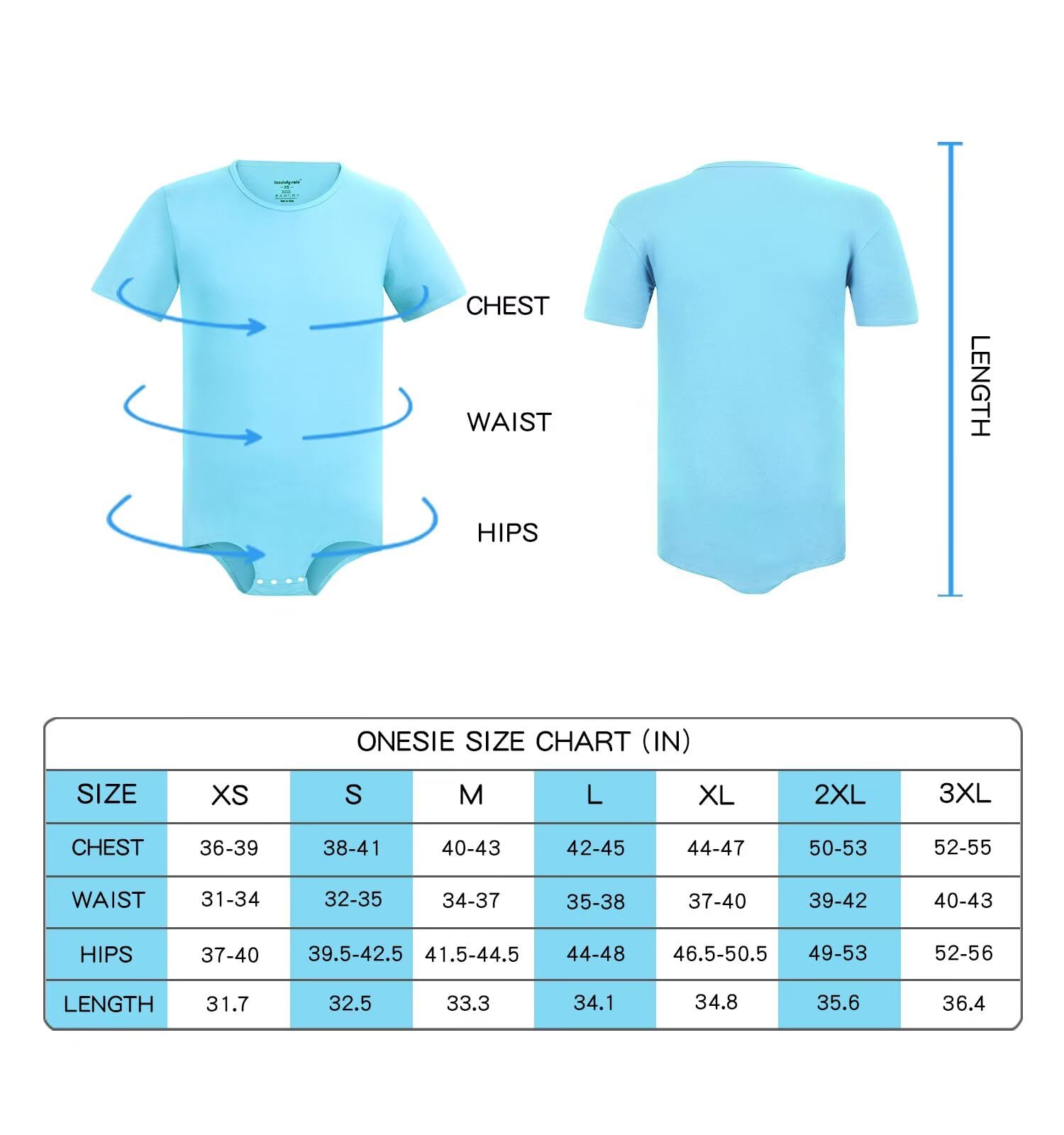 Landofgenie Combinaison à Manches Courtes Homme Pyjama Combinaison