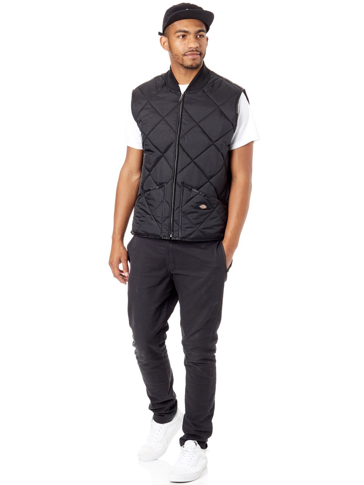 Dickies Diamond Quilted Nylon Vest Giacca senza maniche Uomo (Pacco da 1)