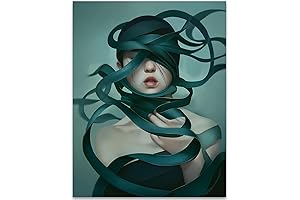 Bound Woman: A Tapestry of Surreal Chaos and Inner Resolve