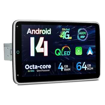 Amazon.com: XTRONS 10.1 Inch Universal Single Din Android 14