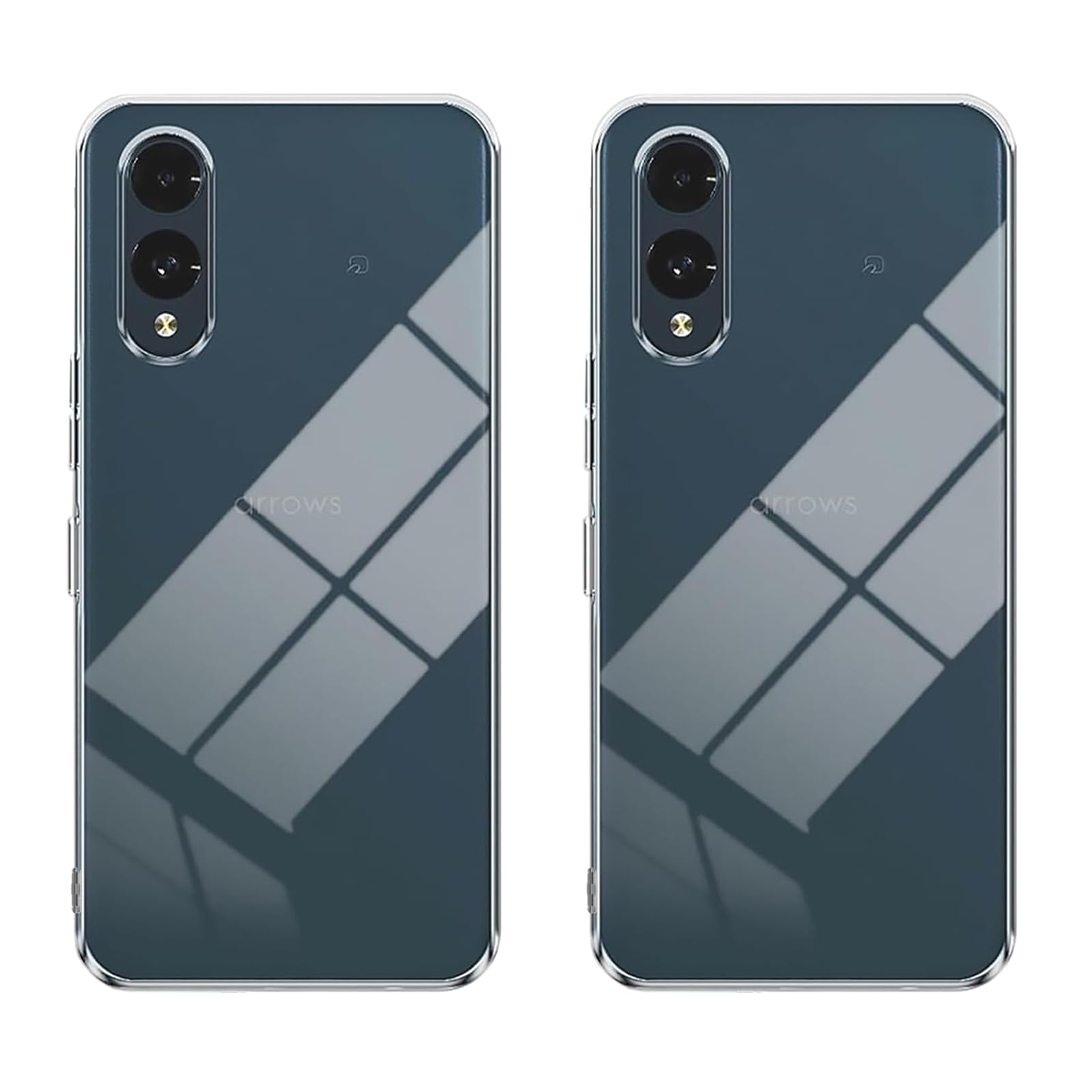 arrows We2 F-52E 本体 クリアケース付き arrows We2 ケース F-52E スマホケース ソフトケース スーパー