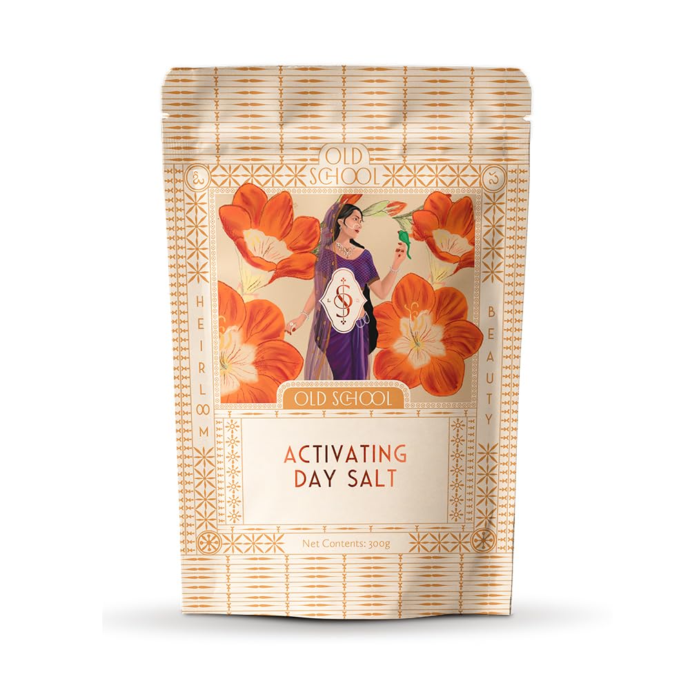 Old School Rituals Activating Bath Salt | Natural Bath Salt for Positive Energy | Stress Relief & Relaxation | Energizes Body & Mind | Clears Negative Energy | Activates Chakras | 300g