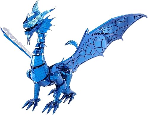 Miniatura 3 de Fascinations Metal Earth ICONX - Juego de 3 kits de modelos de metal 3D, color plateado, azul y rojo