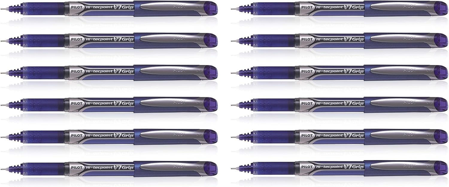 Precise Grip Rollerball Pen, Bold Tip, 1.0mm, Blue Ink, 1 Dz