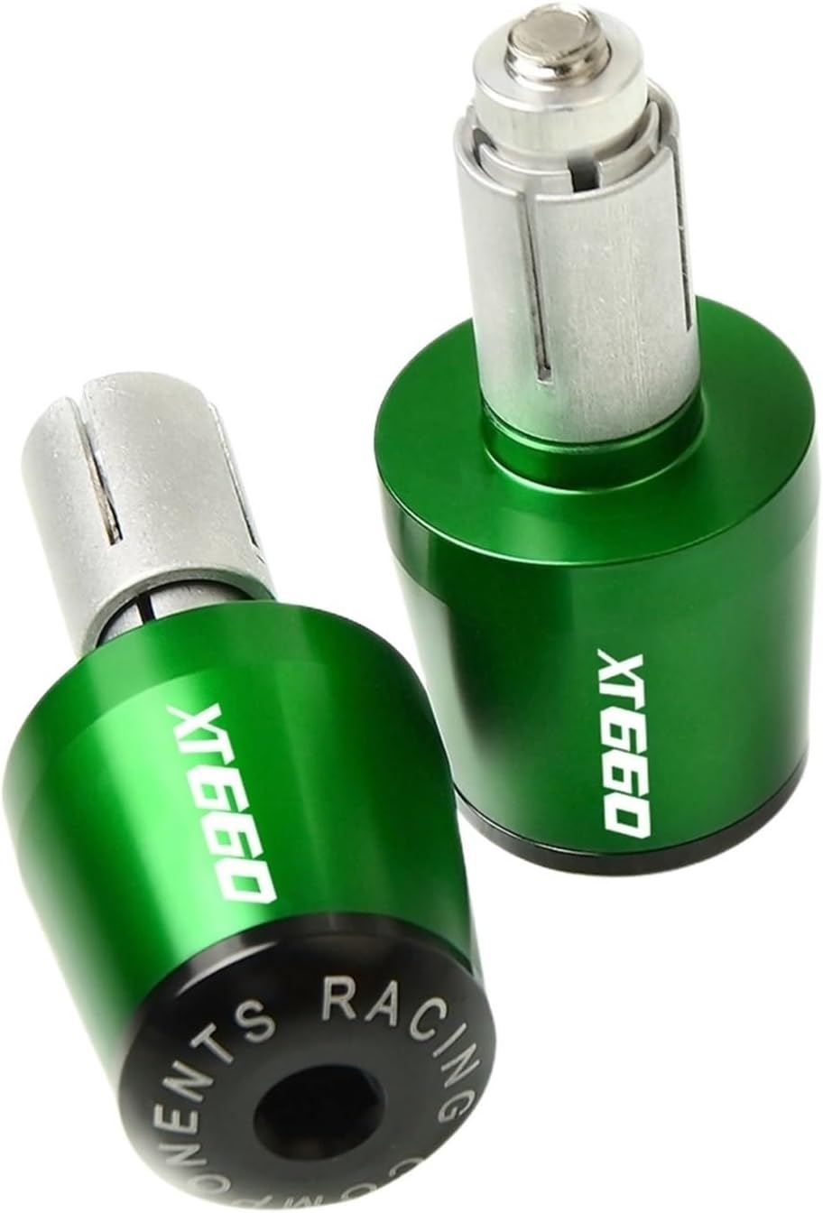 Handlebar Grips Handle Bar Cap End Plugs Compatible with Ya ma ha XT660 XT660R XT660X 2004-2014 Grips Bar Ends