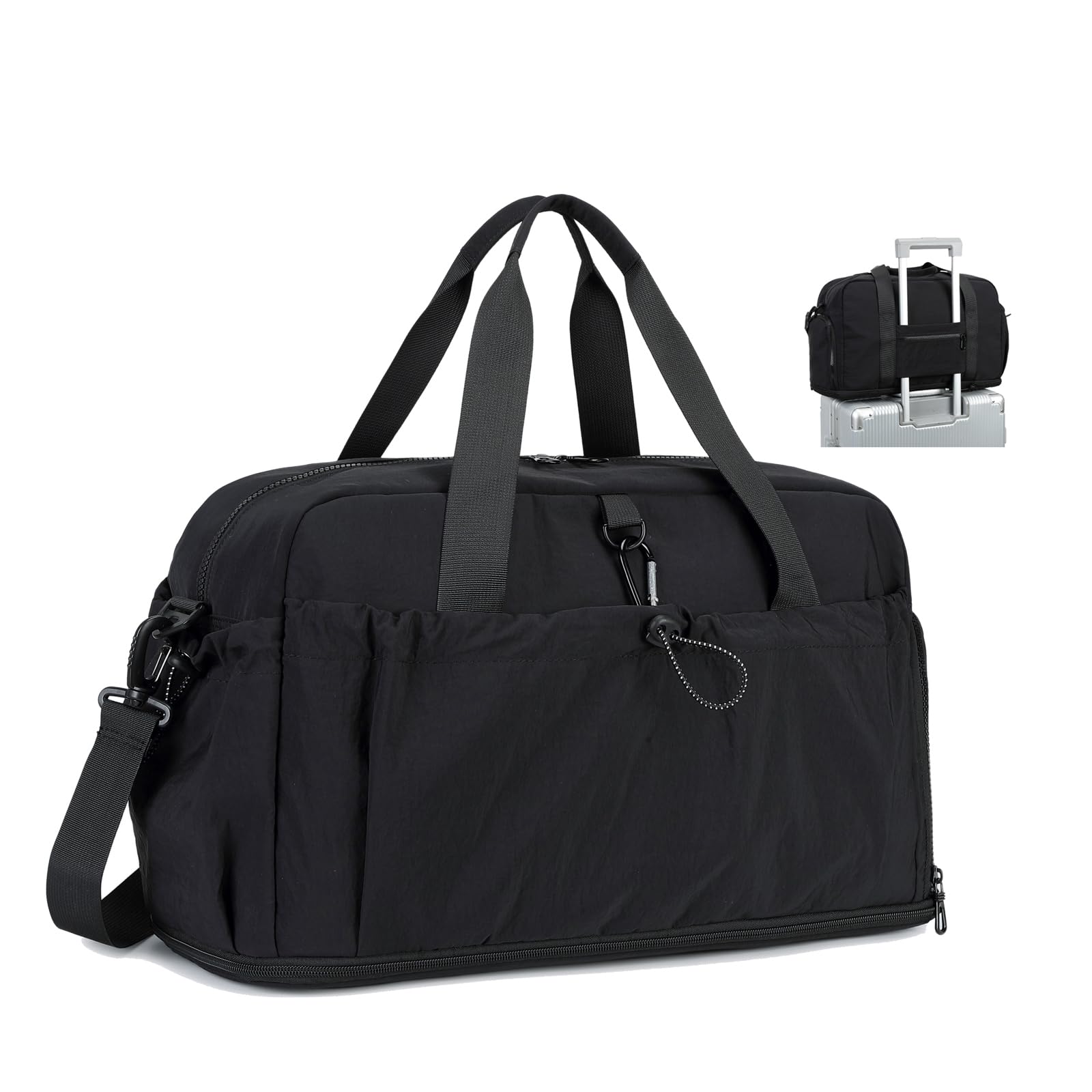 Amazon | PAOIXEEL ボストンバッグ レディース メンズ 大容量 旅行