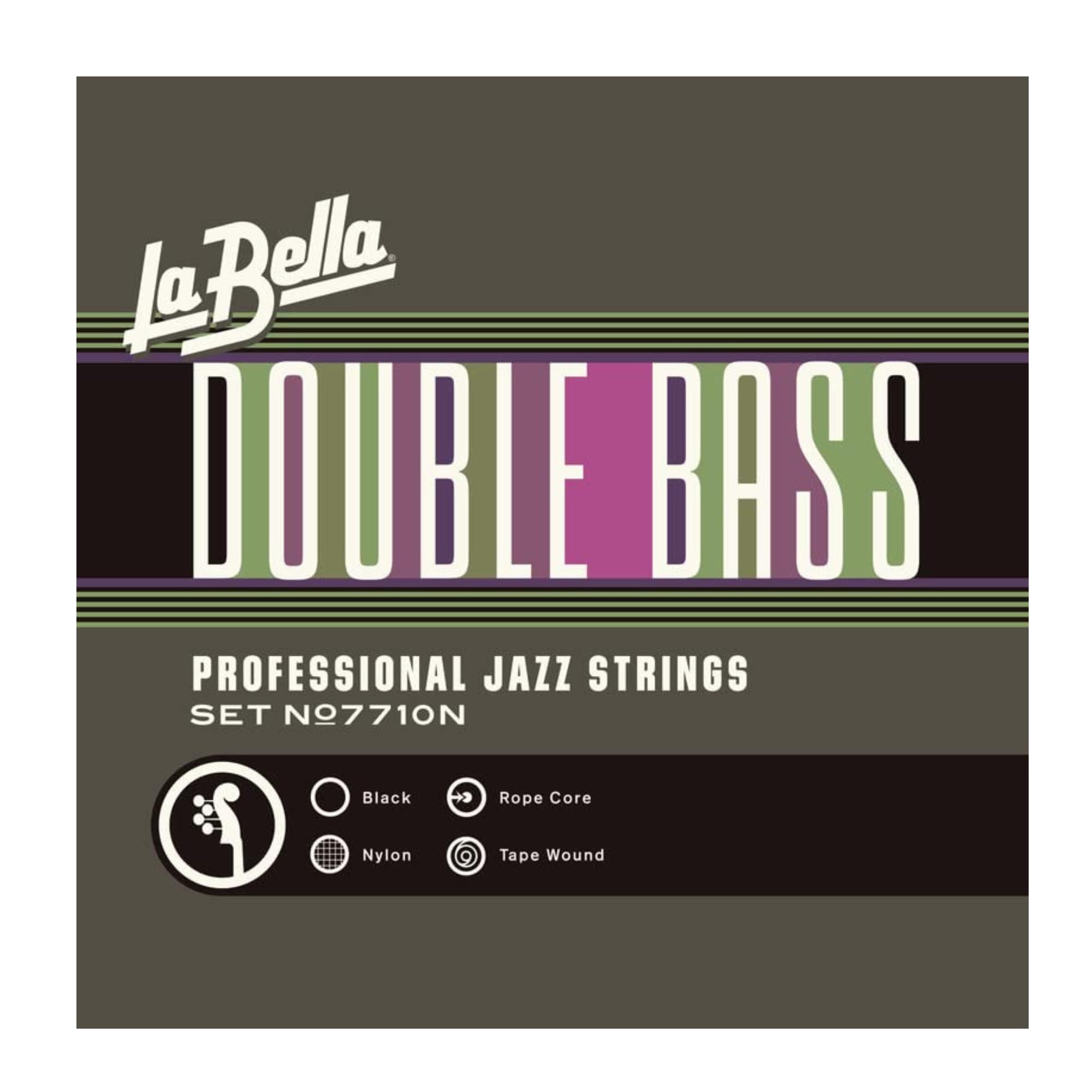 Amazon.com: La Bella 7710N Double Bass Black Nylon Tape