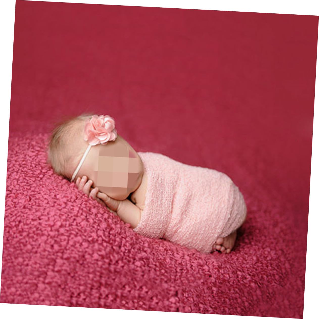 ifundom Set Di 3 Coperte Per Neonati Coperte Per Neonati Traspiranti Panni Da Bagno Per Bambini Fascia Multiuso Bianche 2 Pezzi*3