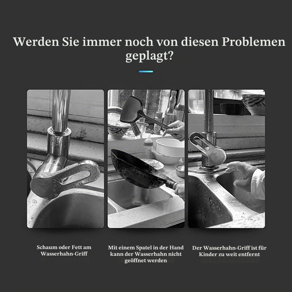 MOSINITTY Wasserhahn Mit USB-Ladegerät - Wassersparender Berührungsloser Automatischer Infrarot-Sensor-Adapter für Küche, Badezimmer, Restaurant, Schulen