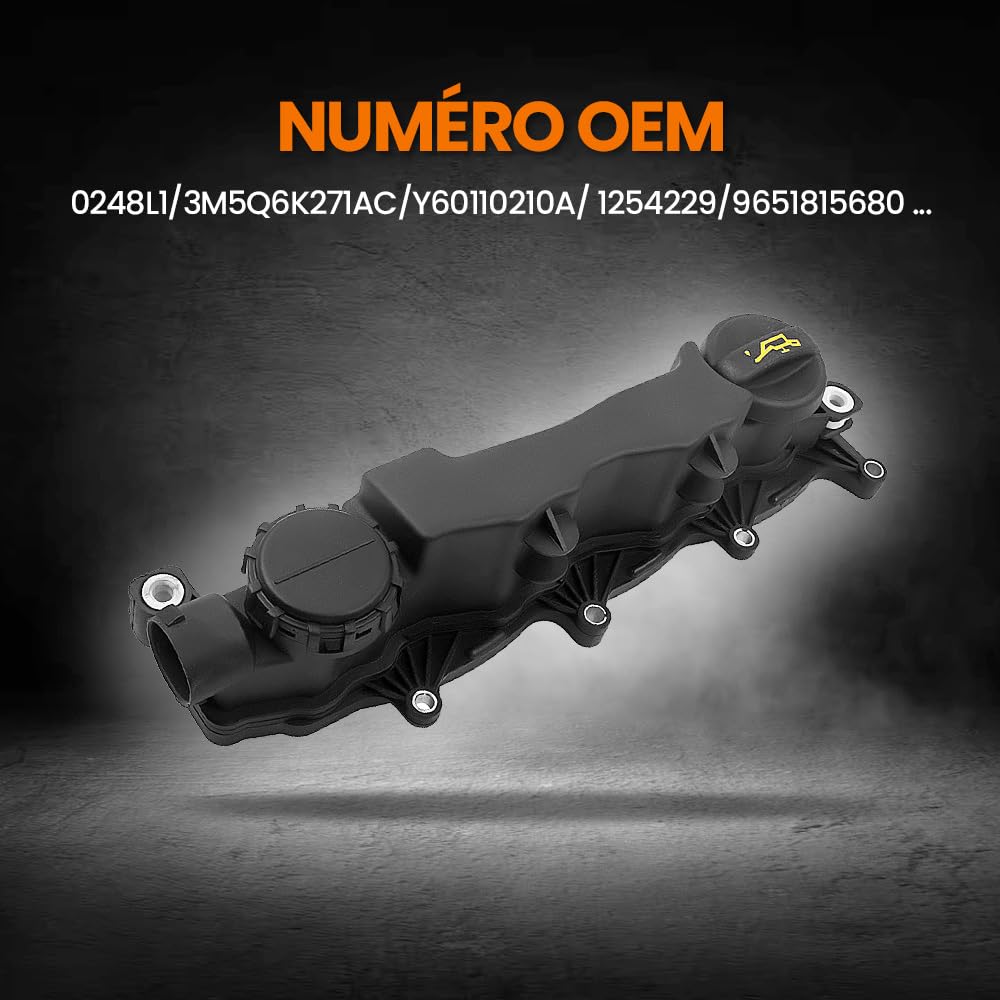 maXpeedingrods Cam Rocker Boxes Engine Valve Cover 11127805927 for Focus MK II 2004-2012 Hatchback/Estate/Saloon 1.6 TDCi