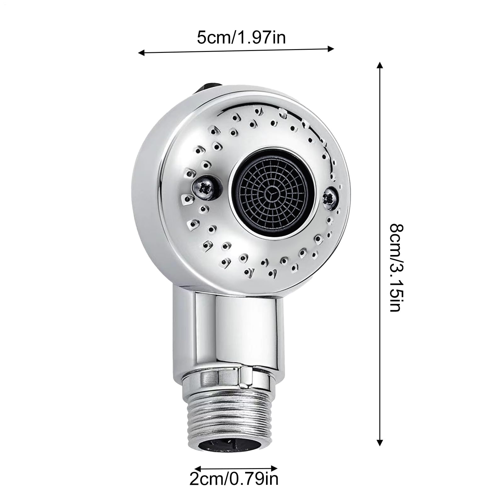 Dog Shower Head, Bath Sprayer Attachment, Gentle Water Flow Design, Pet Grooming Wash Tool, Relaxing Cleaning Accessory, Ideal for Bathroom, Tub, Hose, Puppy, Indoor Bath Use