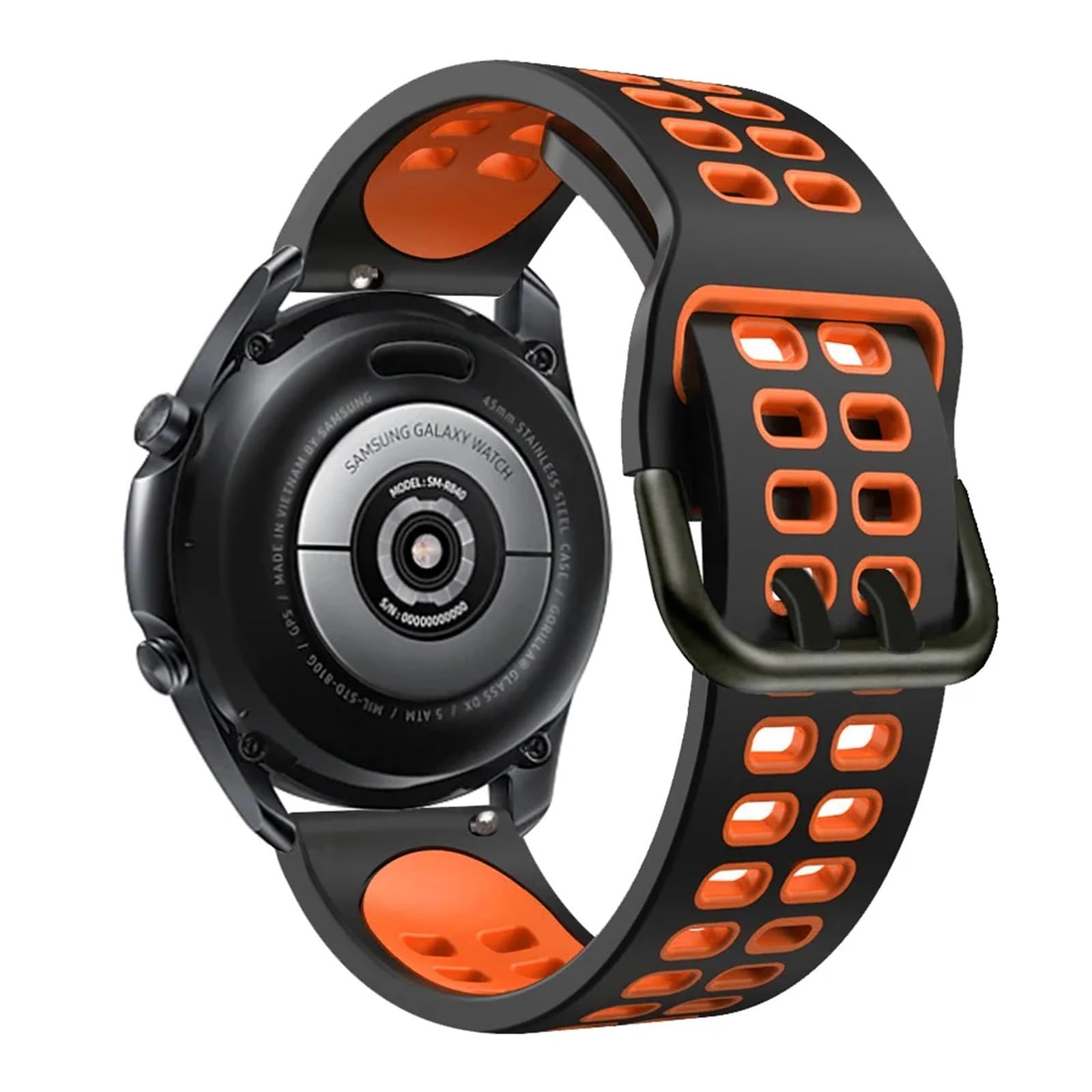 20 22 mm kolorowy pasek do obserwacji Bransoletka silikonowa Silikon Smartwatch Opaska na rękę