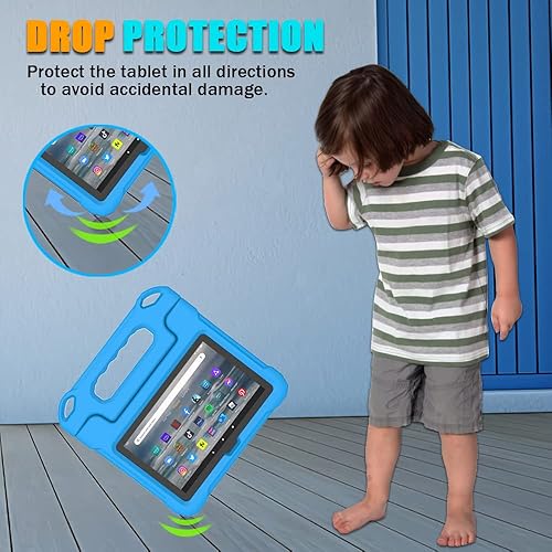 Miniatura 3 de Lainergie - Funda para tablet Tienda Fire 7 para niños (12 generación, versión 2022), ligera, a prueba de golpes, apta para niños, funda para tablet