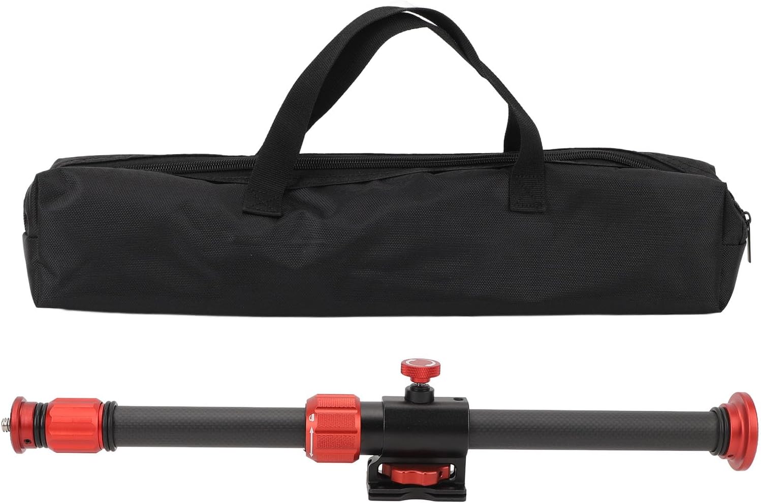 Tripod Extension Arm 81cm Horizontal Center Column, Aluminum Alloy 360 Degree Rotation Boom Arm with 5kg Load Capacity for Macro and Aerial Photography